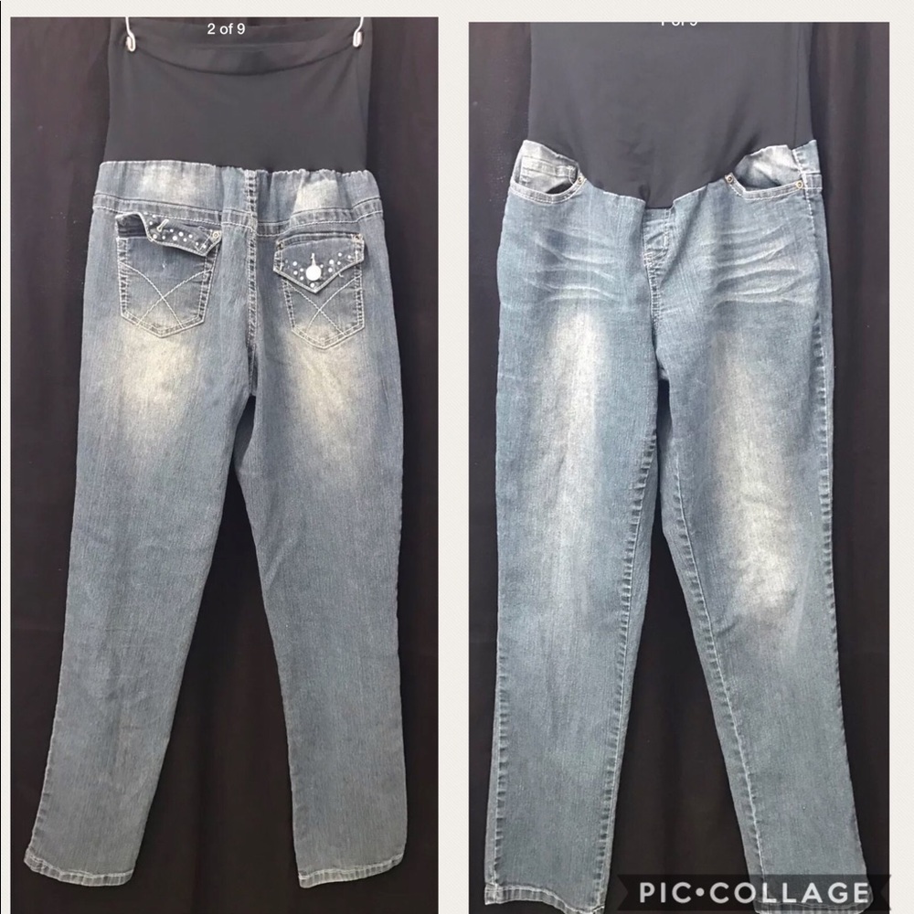 Planet Motherhood Maternity XL Ankle Skinny Jeans